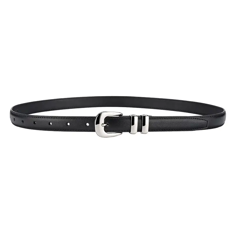 Brown Leather Belt for Women Business Fashion