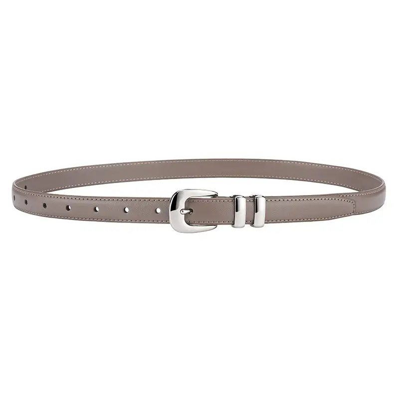 Brown Leather Belt for Women Business Fashion - Image 4