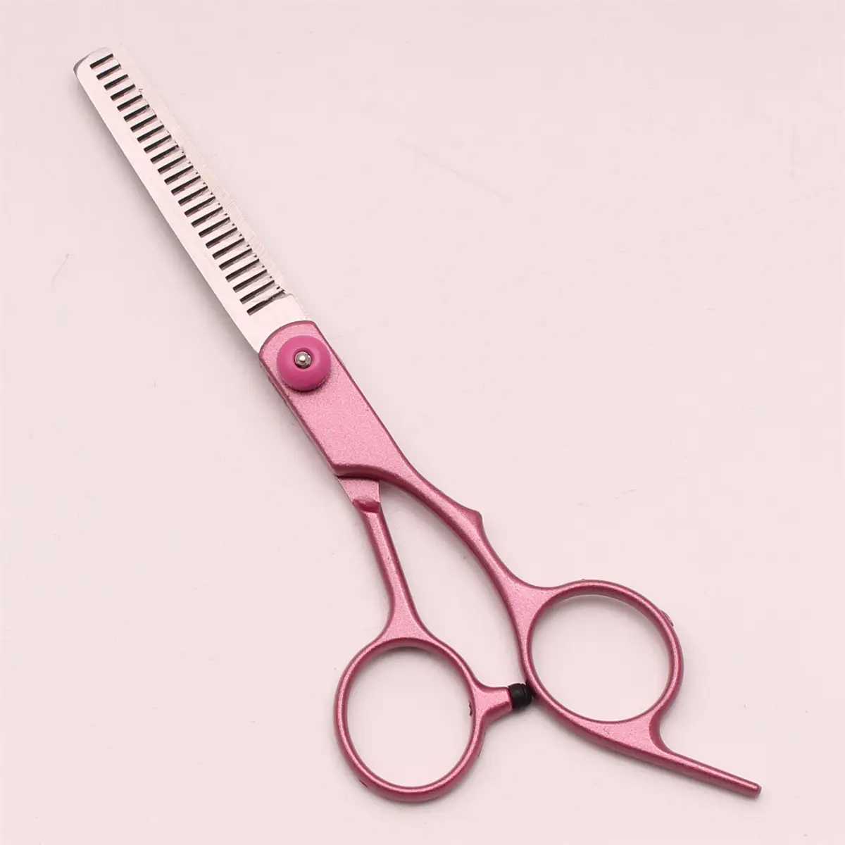 Stainless Steel Thinning Hair Scissors Rose Gold 16cm — feature 11