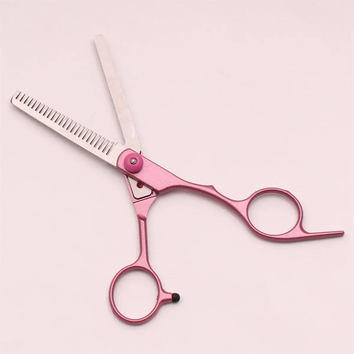 Stainless Steel Thinning Hair Scissors Rose Gold 16cm — feature 12
