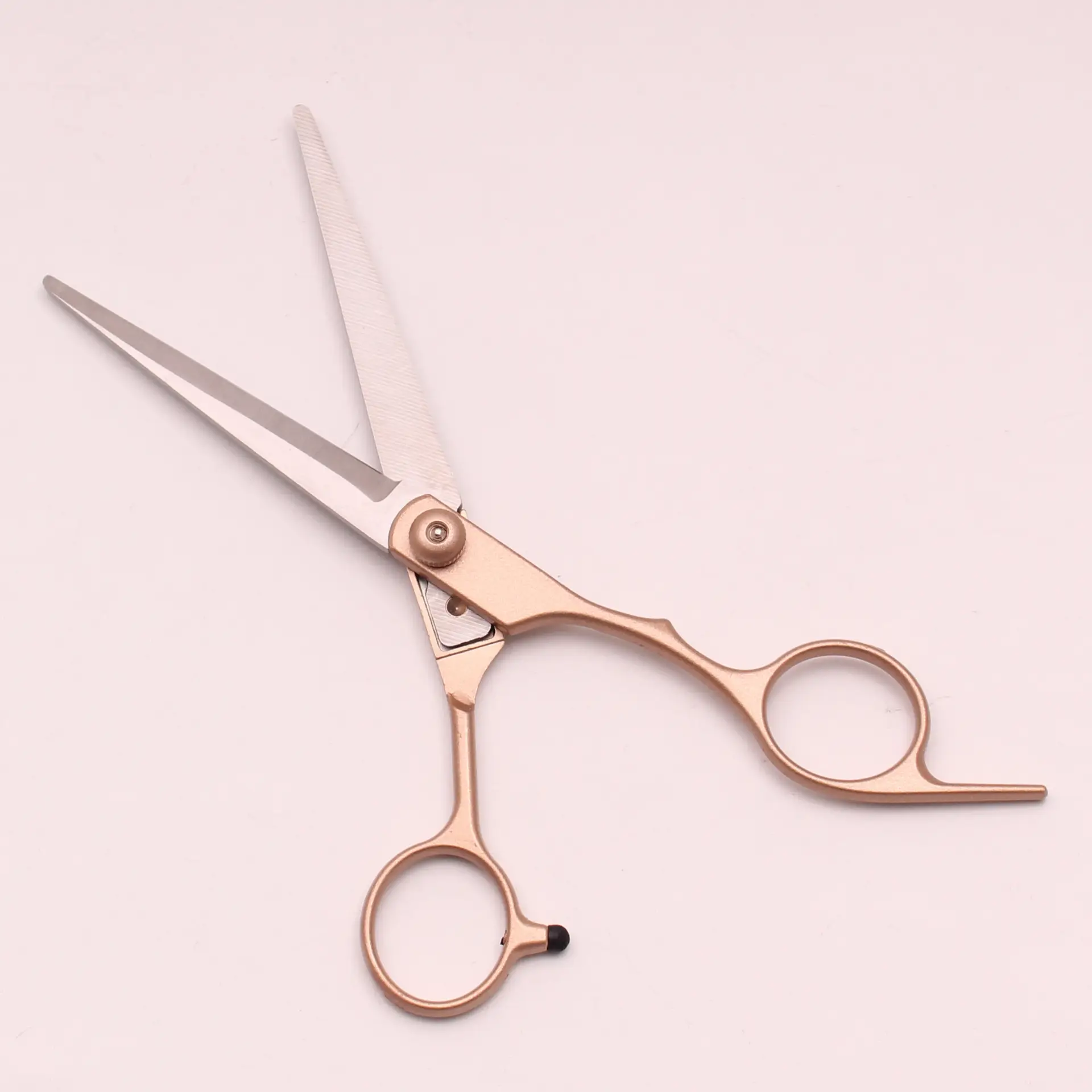 Stainless Steel Thinning Hair Scissors Rose Gold 16cm — feature 24