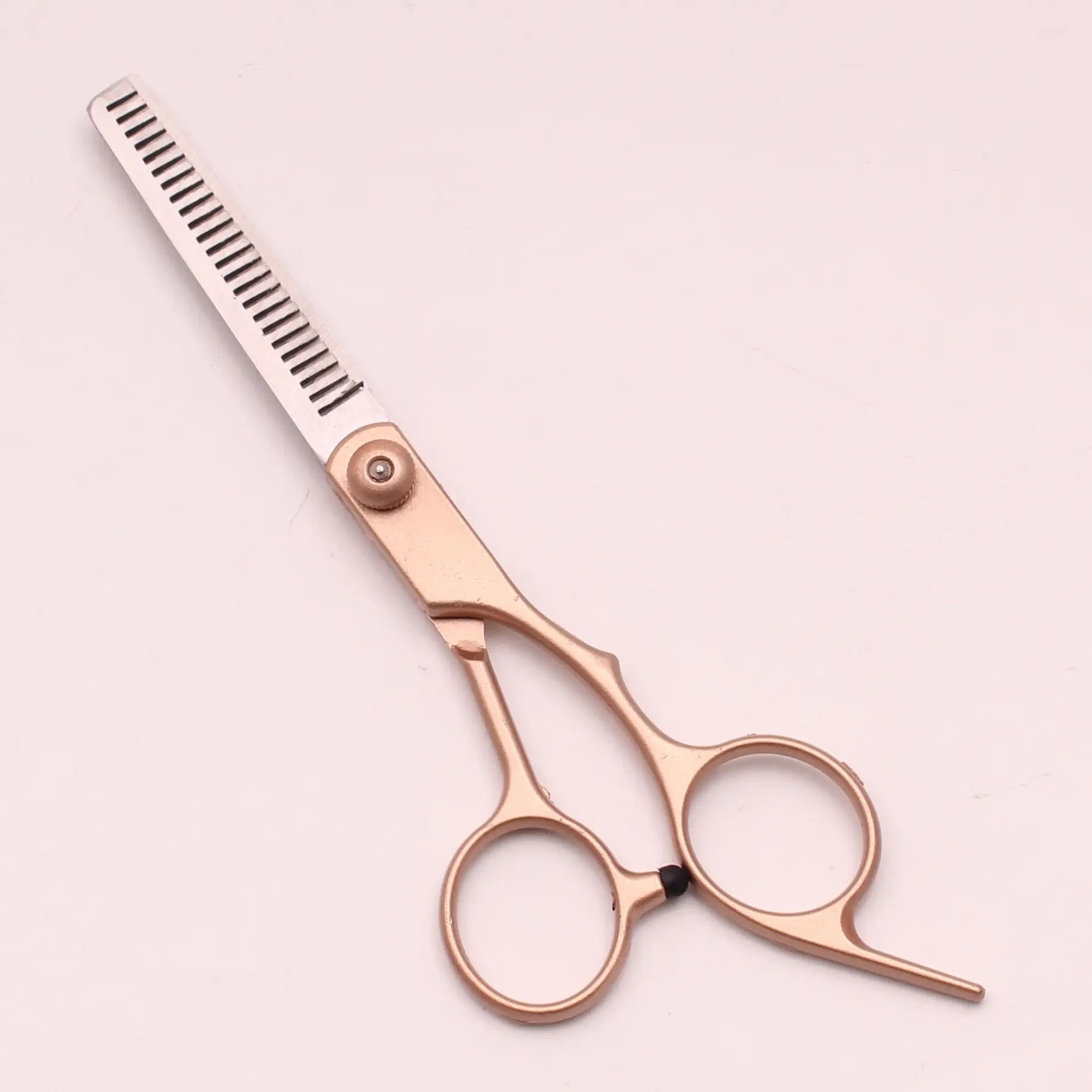 Stainless Steel Thinning Hair Scissors Rose Gold 16cm — feature 25