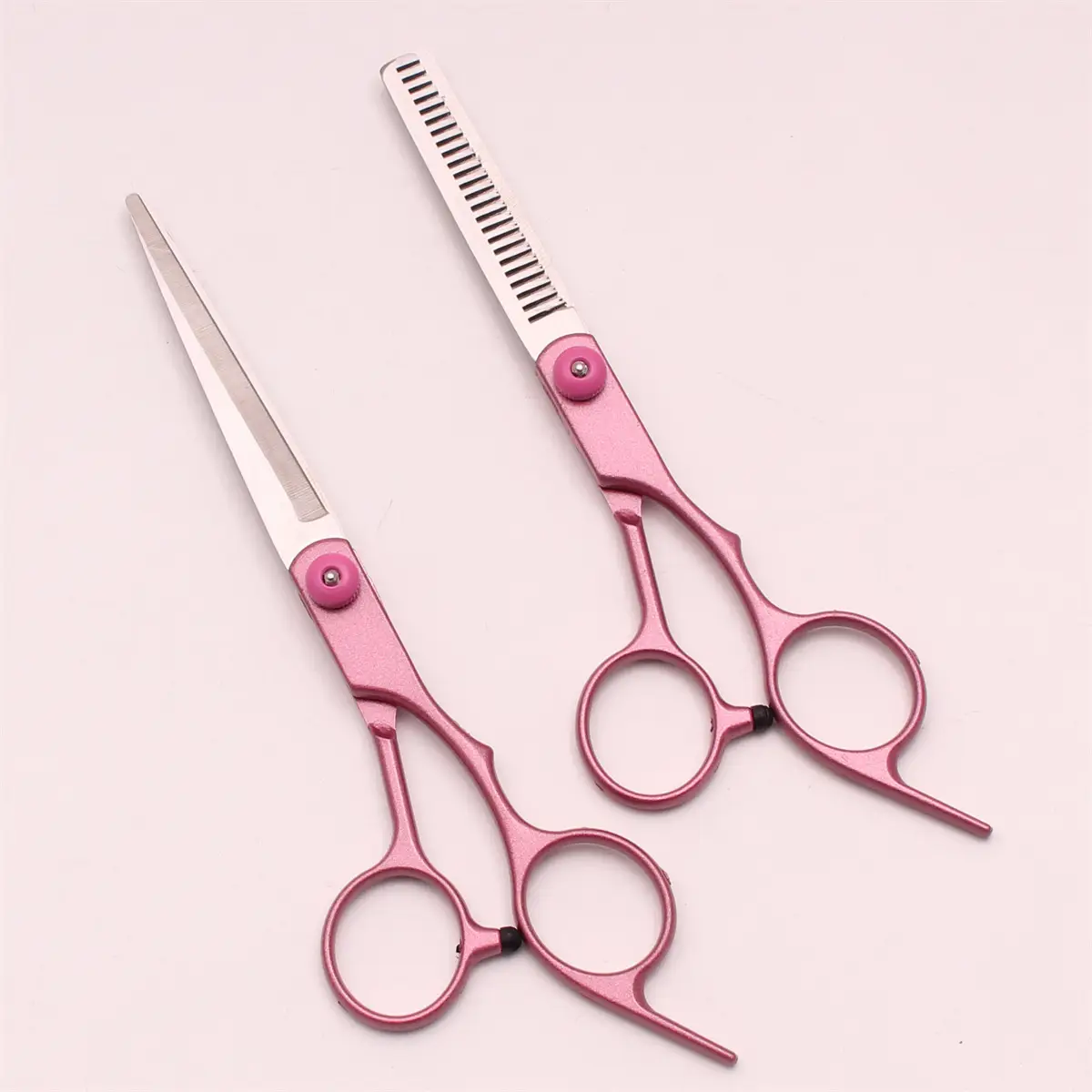 Stainless Steel Thinning Hair Scissors Rose Gold 16cm — feature 8