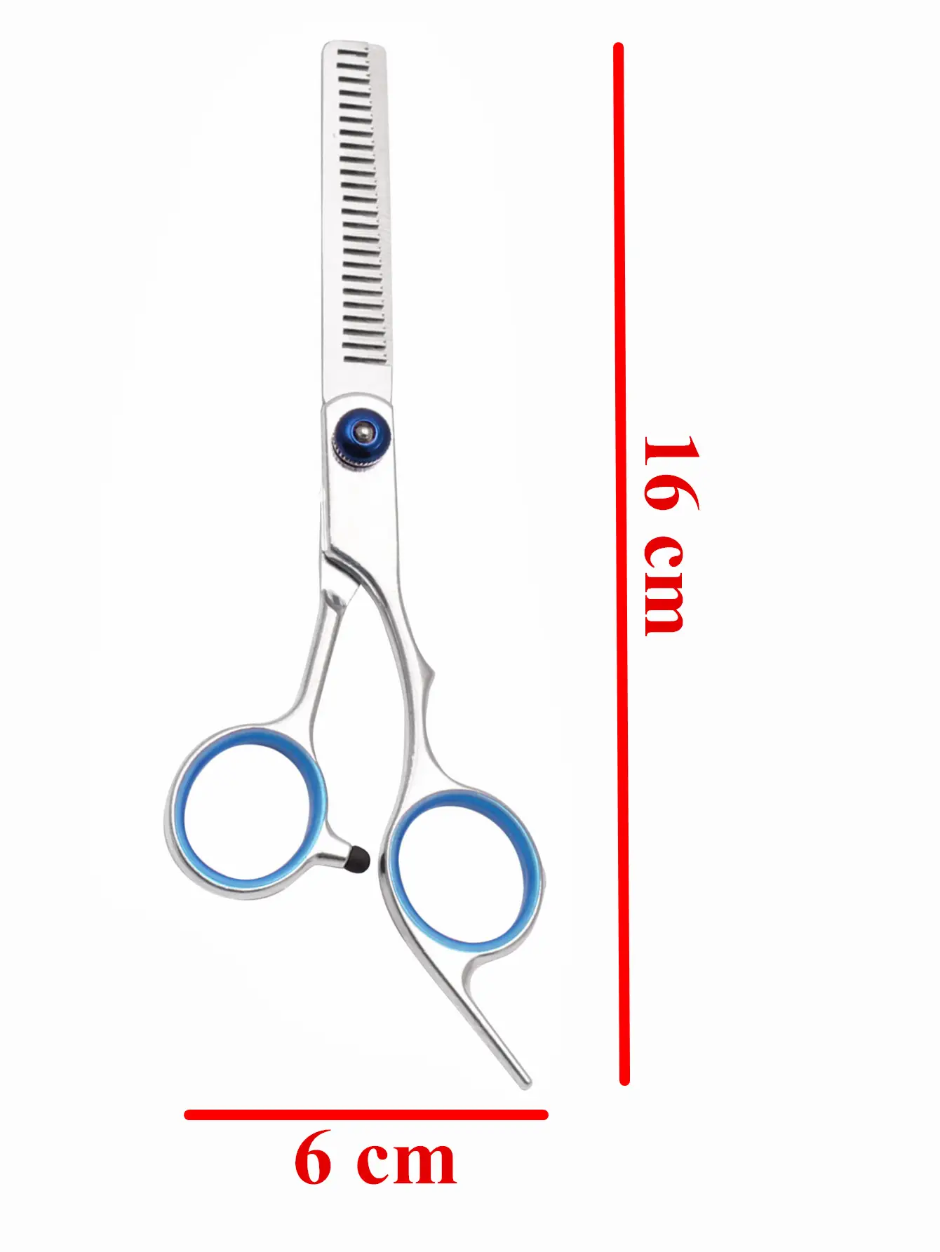 Stainless Steel Thinning Hair Scissors Rose Gold 16cm - Image 2