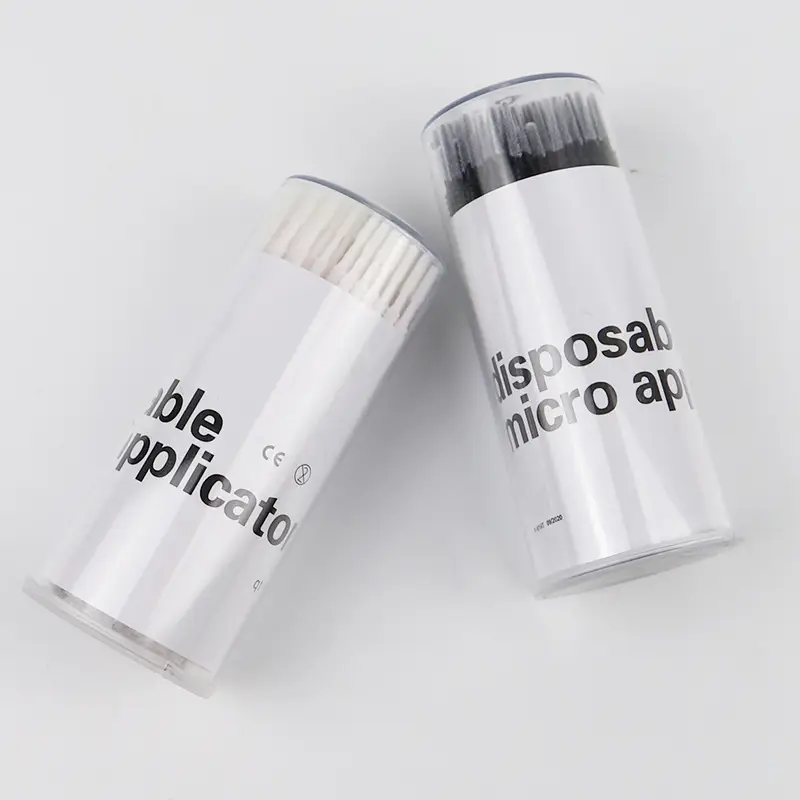 Nano Cotton Swab Eyeliner & Toothpick Set Black 100pcs - Image 6