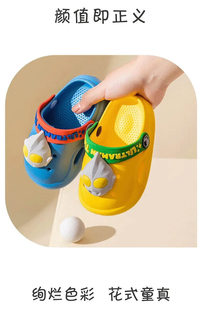 Shanghai spot a generation of Altman children's hole shoes boys three-dimensional cartoon summer non-slip beach slippers — feature 3