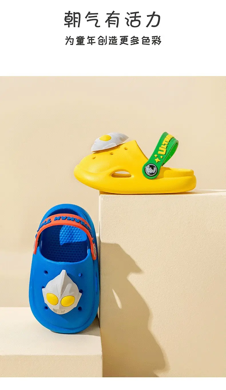 Shanghai spot a generation of Altman children's hole shoes boys three-dimensional cartoon summer non-slip beach slippers — feature 8
