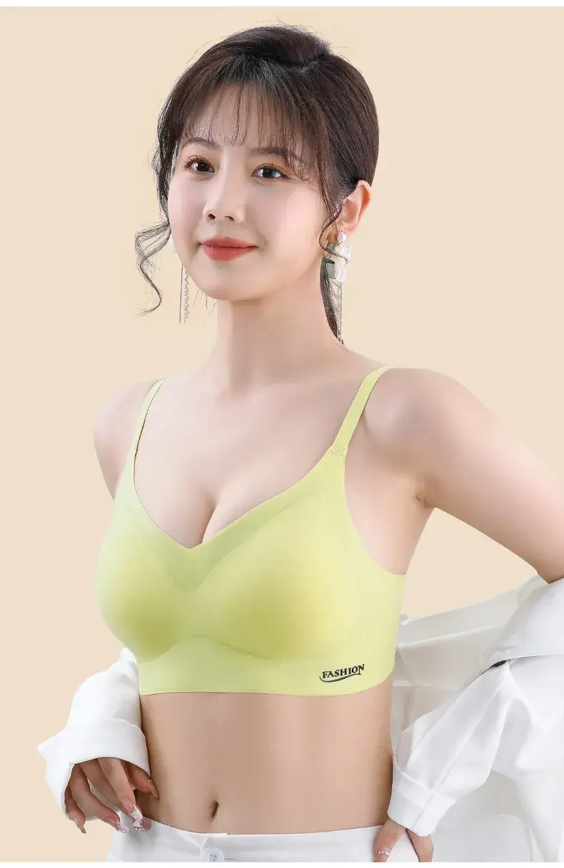 Pink Seamless Women's Bra Small to Large — feature 15