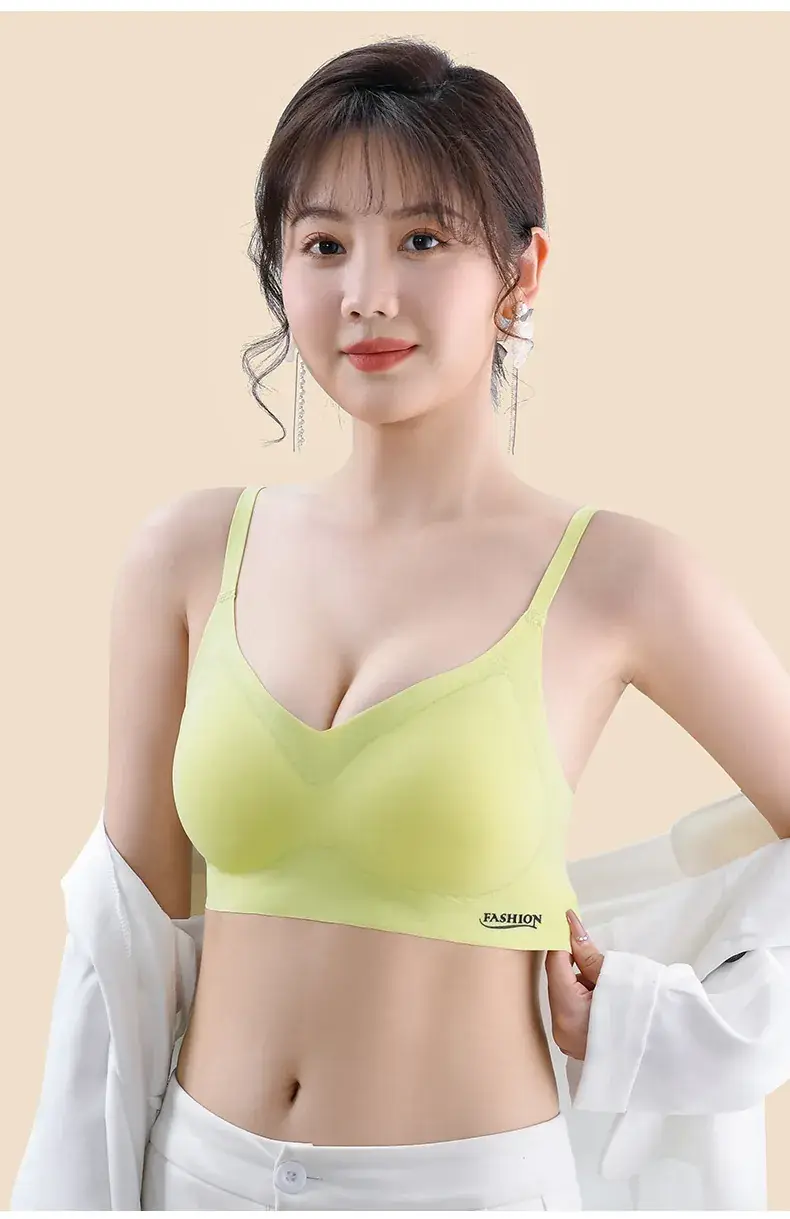 Pink Seamless Women's Bra Small to Large — feature 16