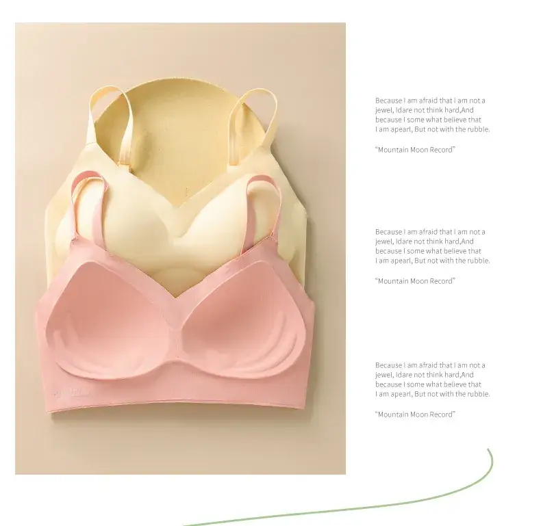 Pink Seamless Women's Bra Small to Large — feature 20