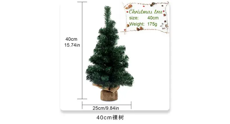 20cm Mini Christmas Trees for Table Decor — feature 3