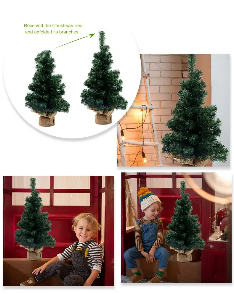 20cm Mini Christmas Trees for Table Decor — feature 6