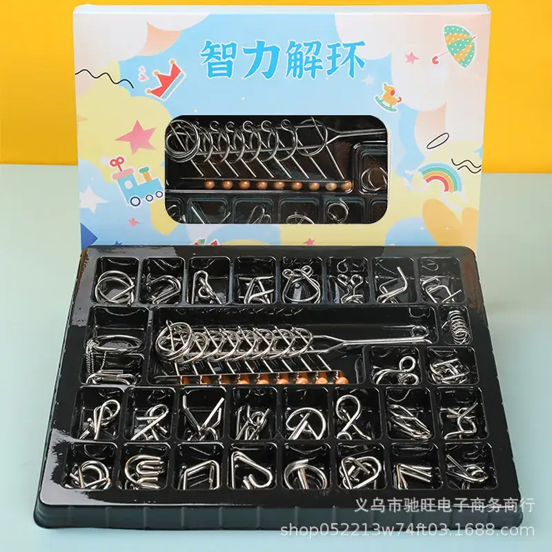 Hao Intelligence 40-Piece Educational Toy Box for Adults & Kids - Image 3