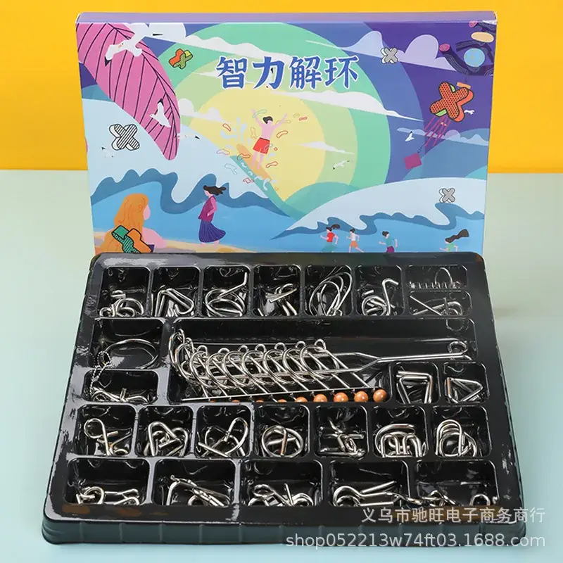 Hao Intelligence 40-Piece Educational Toy Box for Adults & Kids - Image 4