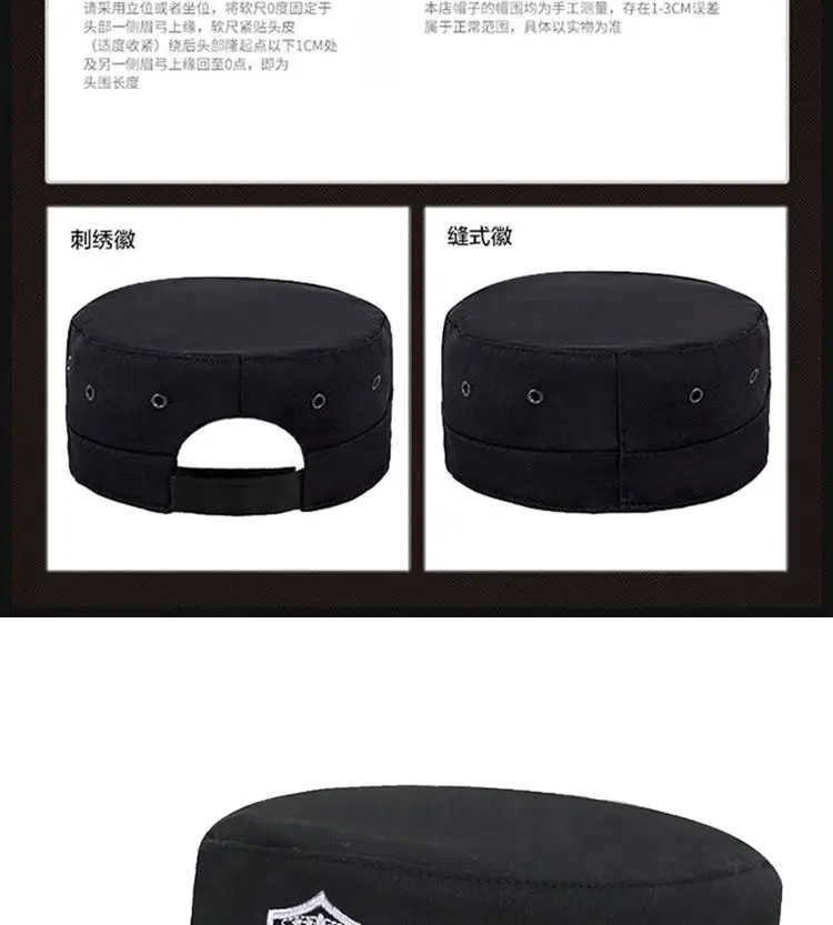 Black Mesh Security Cap for Men — feature 7
