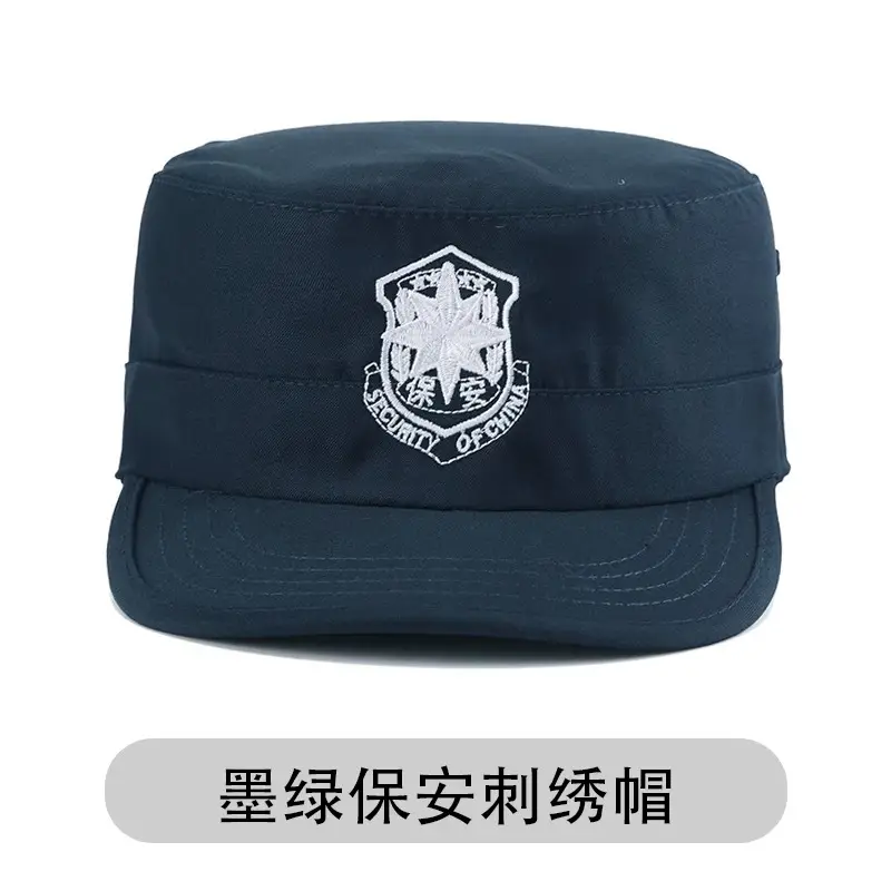 Black Mesh Security Cap for Men - Image 2