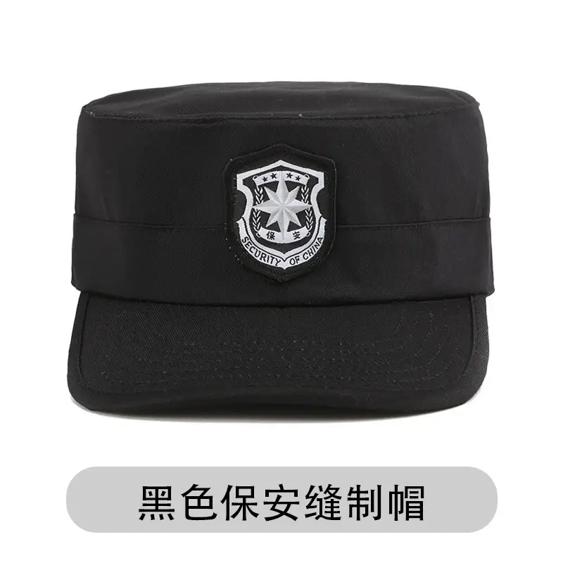 Black Mesh Security Cap for Men - Image 3