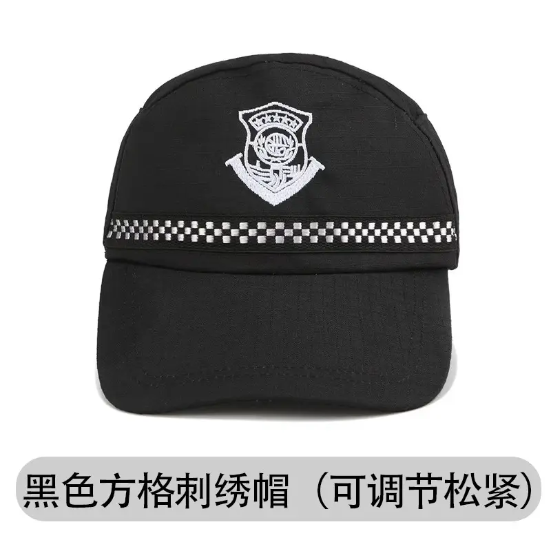 Black Mesh Security Cap for Men - Image 5