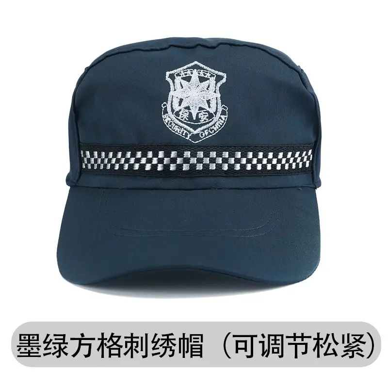 Black Mesh Security Cap for Men - Image 6