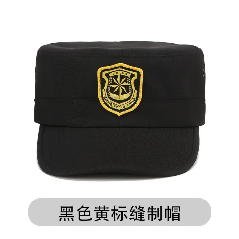 Black Mesh Security Cap for Men - Image 8