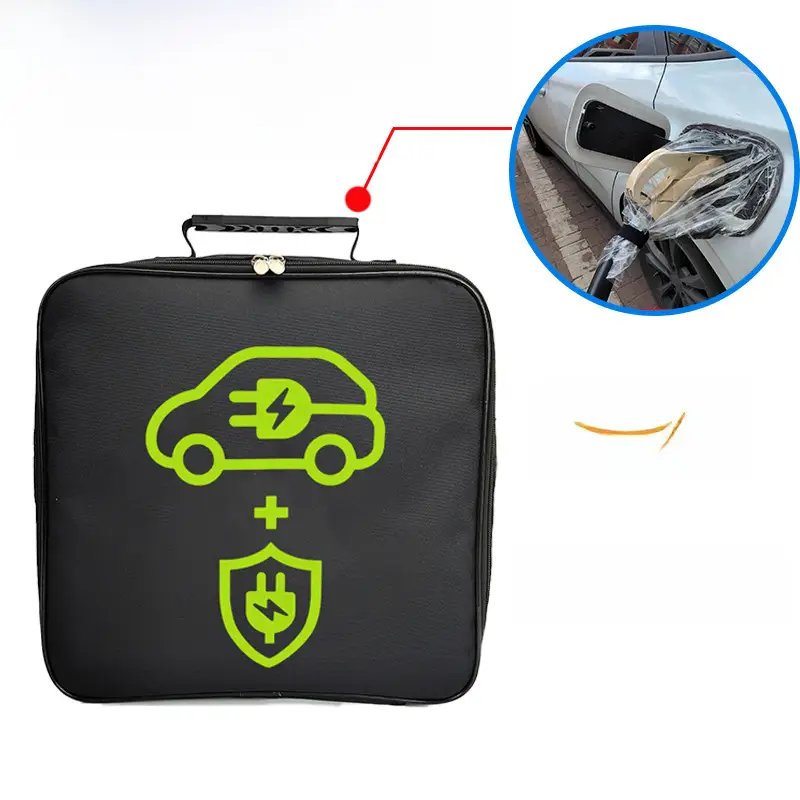 Spot wholesale car charging gun bag new energy car charging cable storage bag New Energy charging gun storage bag