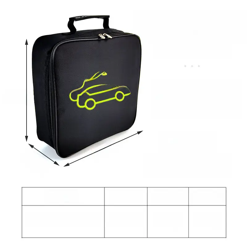 Spot wholesale car charging gun bag new energy car charging cable storage bag New Energy charging gun storage bag