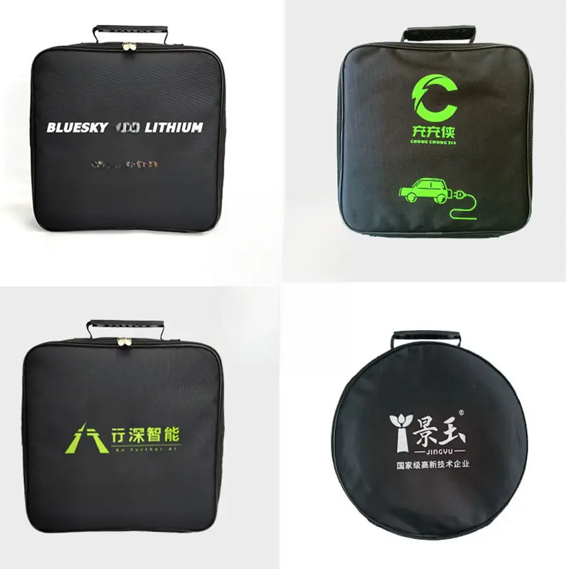 Spot wholesale car charging gun bag new energy car charging cable storage bag New Energy charging gun storage bag