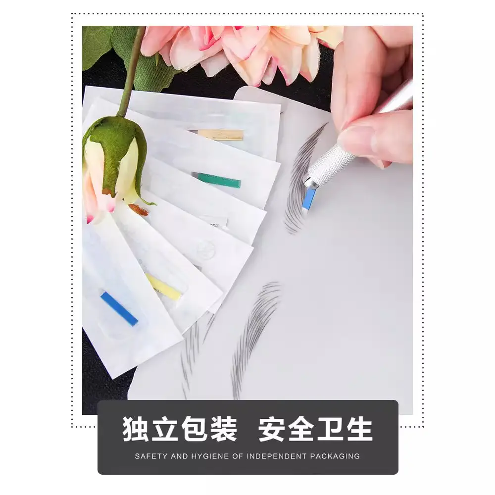 Tattoo Embroidery Needles Single & Double Row 15-17mm - Image 4