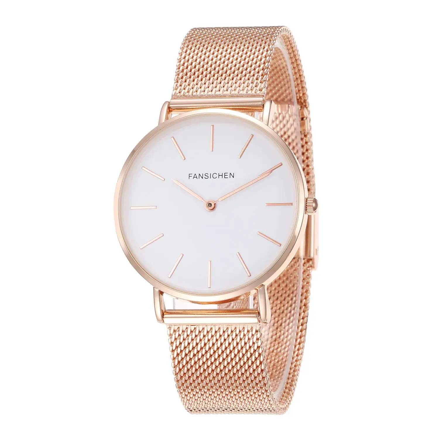 Rosegold Women's Quartz Watch with Milan Design - Image 3