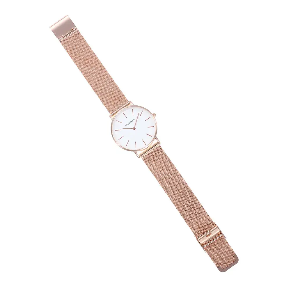 Rosegold Women's Quartz Watch with Milan Design - Image 5