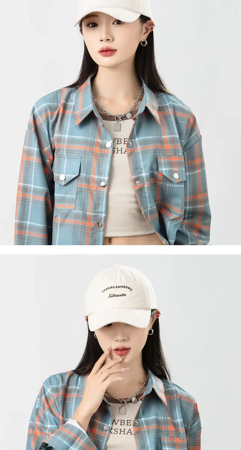 Women's Blue Embroidered Baseball Cap with Retro Letters — feature 9