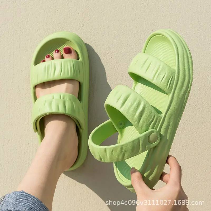 Women's Summer Non-Slip and Wear-Resistant Two-Wear Thick-Soled Beach Outdoor Slippers for Couples to Wear Outside — feature 13
