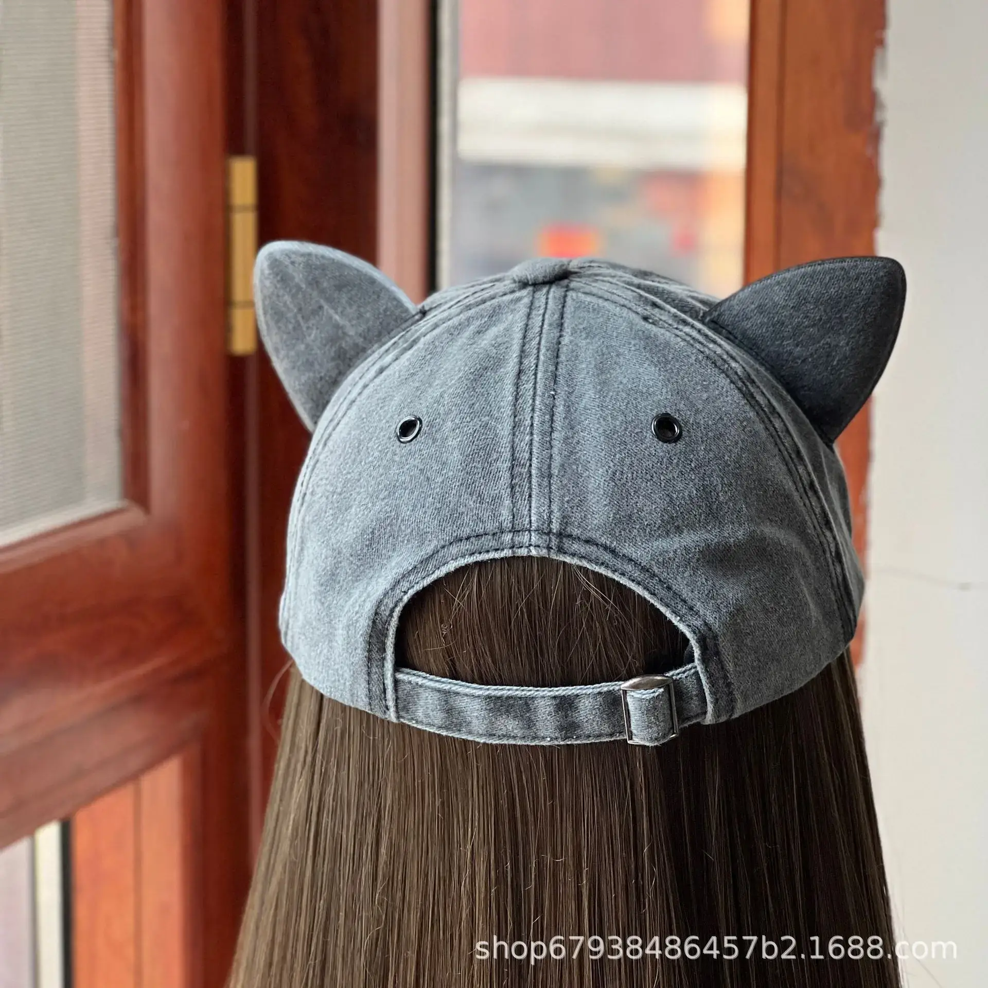 Cat Ears Aviator Sunglasses Cap for Men Women Adjustable Baseball — feature 10
