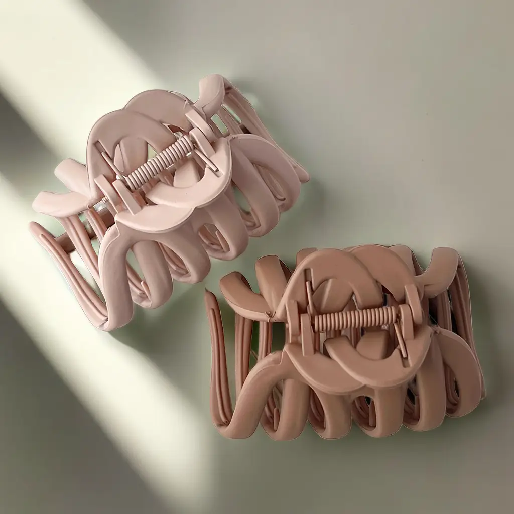 Frosted Shark Clip Women's Hair Grip Plate Clip
