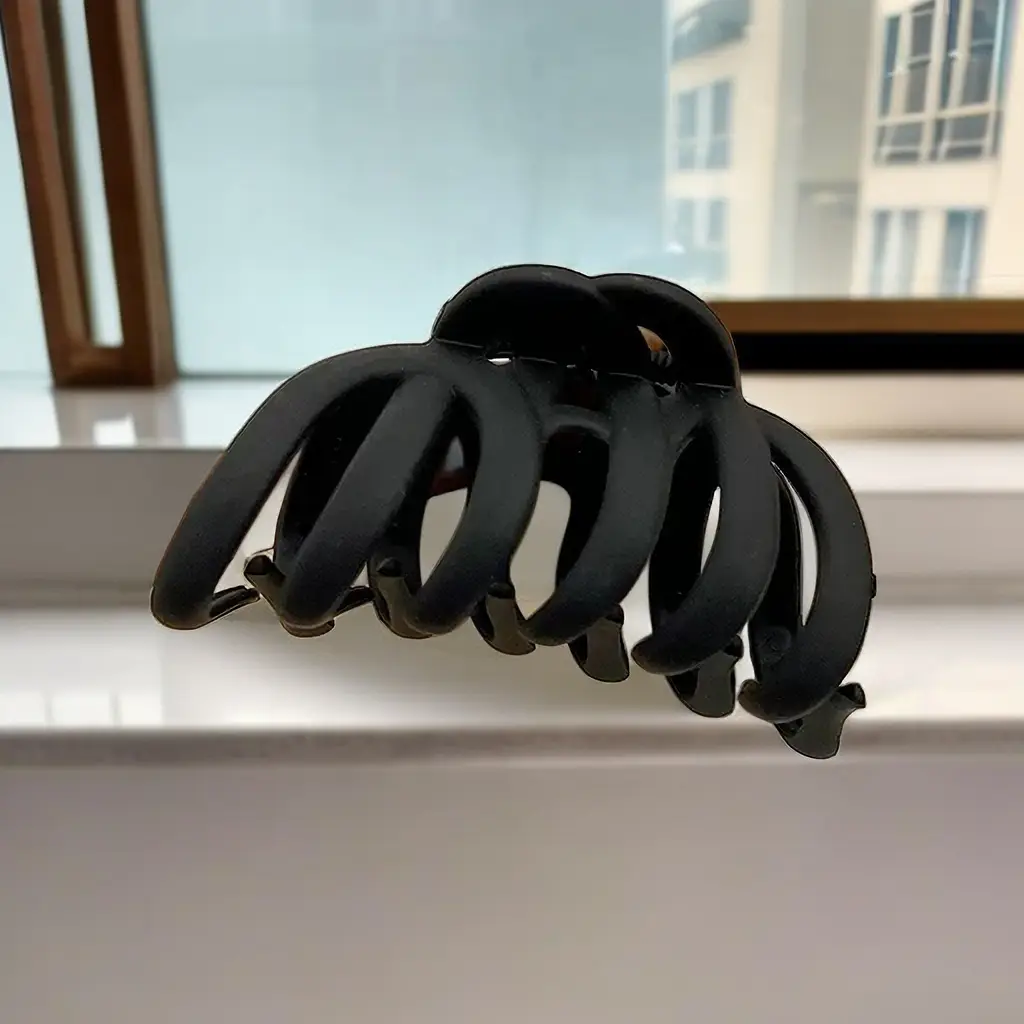 Frosted Shark Clip Women's Hair Grip Plate Clip — feature 6
