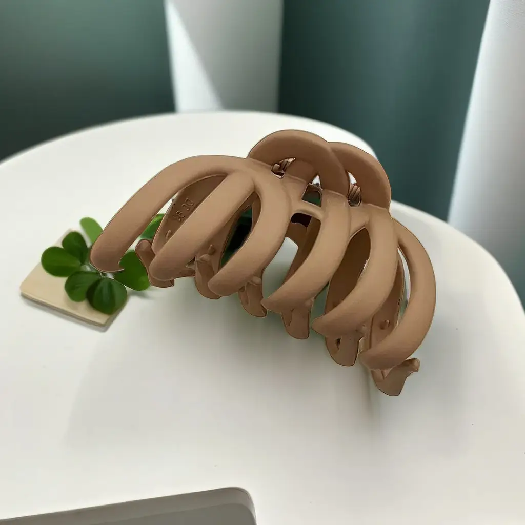 Frosted Shark Clip Women's Hair Grip Plate Clip