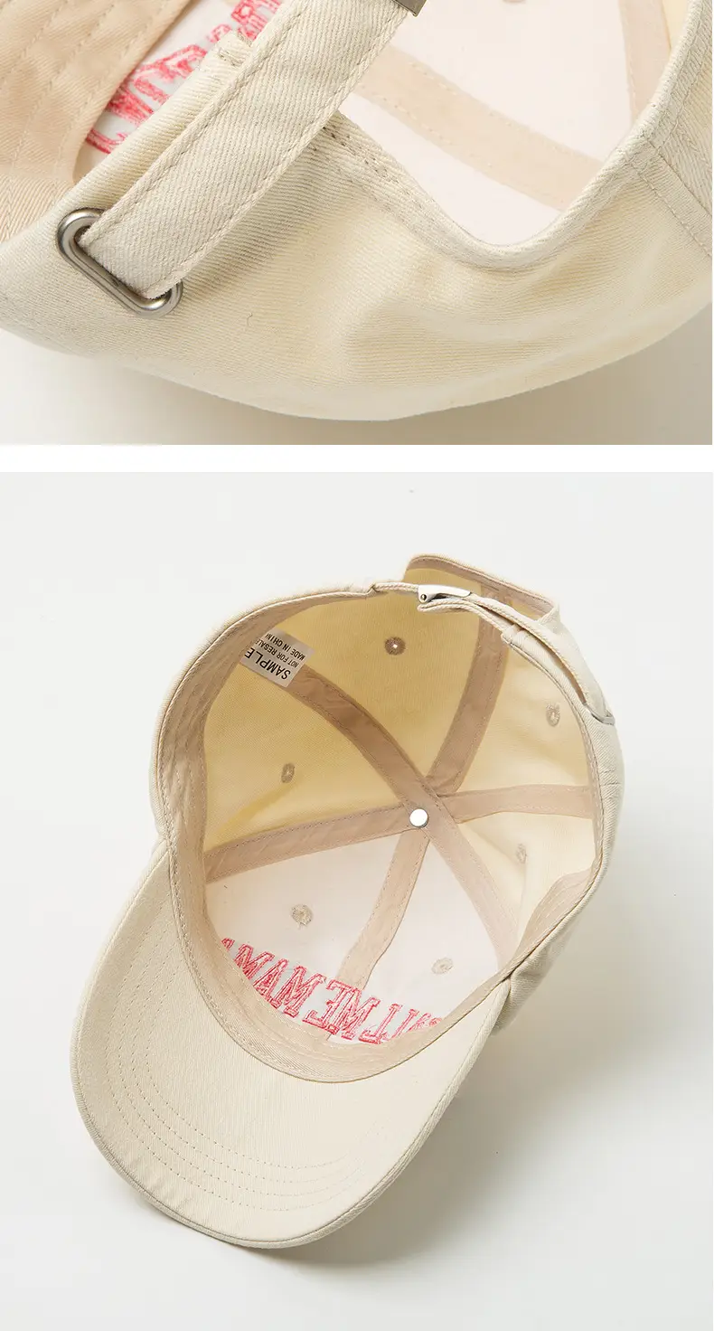 Korean Letter Embroidered Baseball Cap for Men Women Extra Large — feature 16
