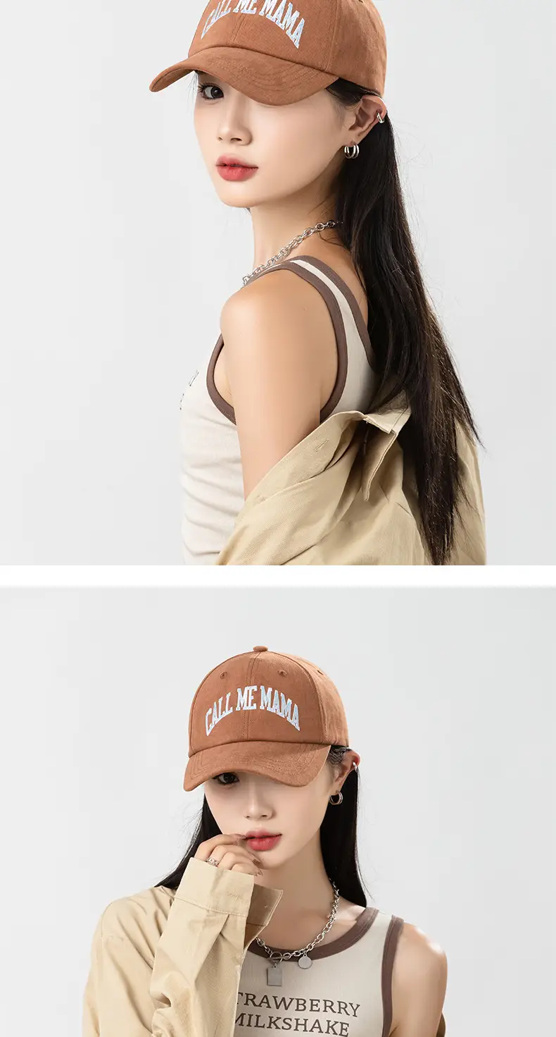 Korean Letter Embroidered Baseball Cap for Men Women Extra Large — feature 5