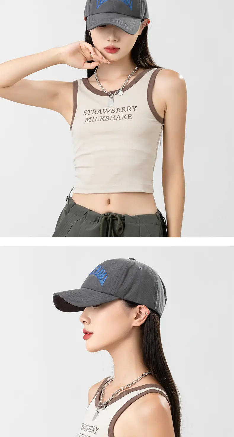 Korean Letter Embroidered Baseball Cap for Men Women Extra Large — feature 7