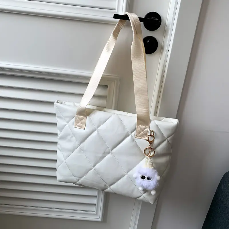 Black Quilted Women's Shoulder Bag 2023 New Style