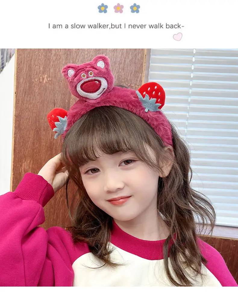 Pink Strawberry Bear Face Wash Headband for Women 2025 — feature 5