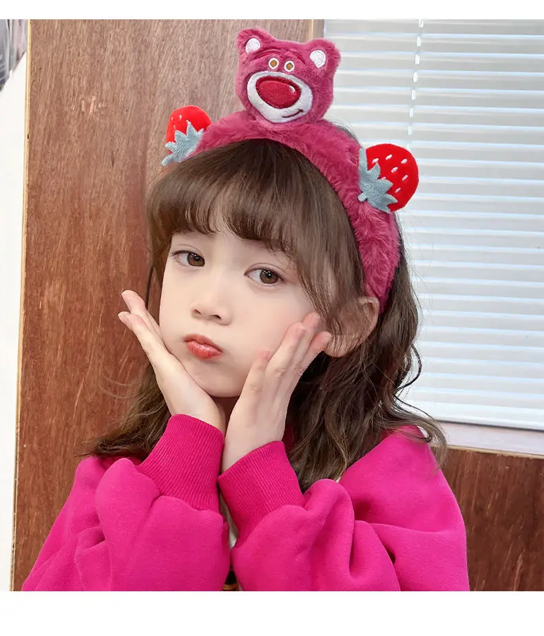 Pink Strawberry Bear Face Wash Headband for Women 2025 — feature 7