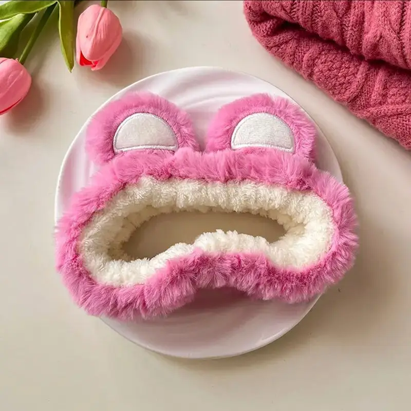 Pink Strawberry Bear Face Wash Headband for Women 2025 - Image 14