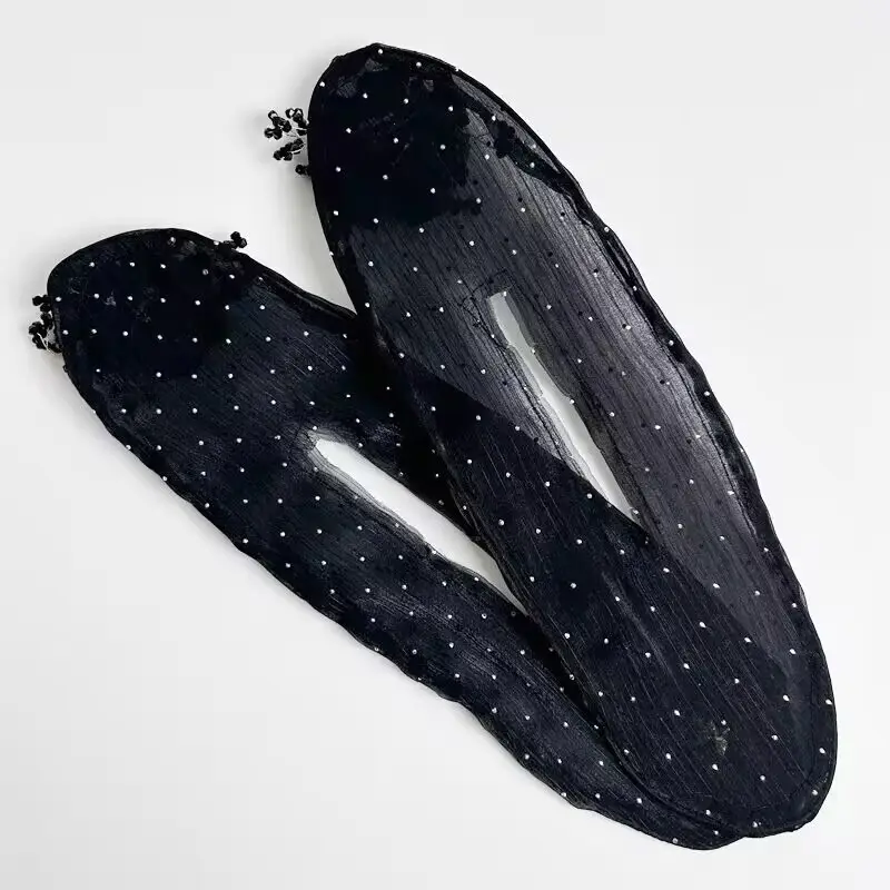 Black Starry Flower Hair Clip for Women