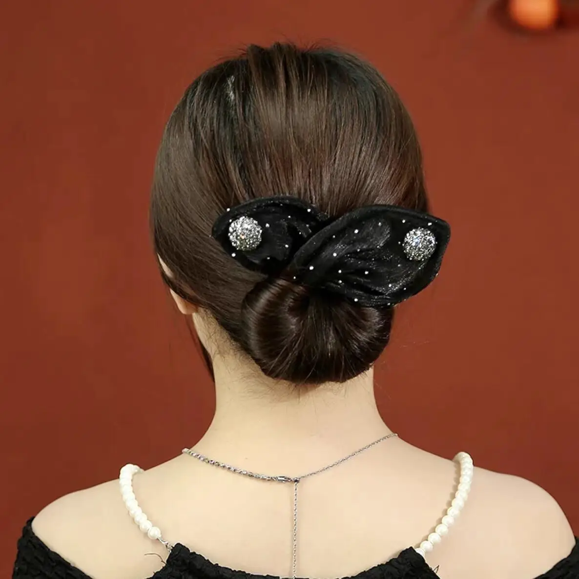 Black Starry Flower Hair Clip for Women — feature 8