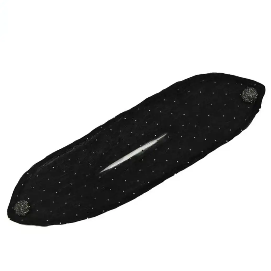 Black Starry Flower Hair Clip for Women