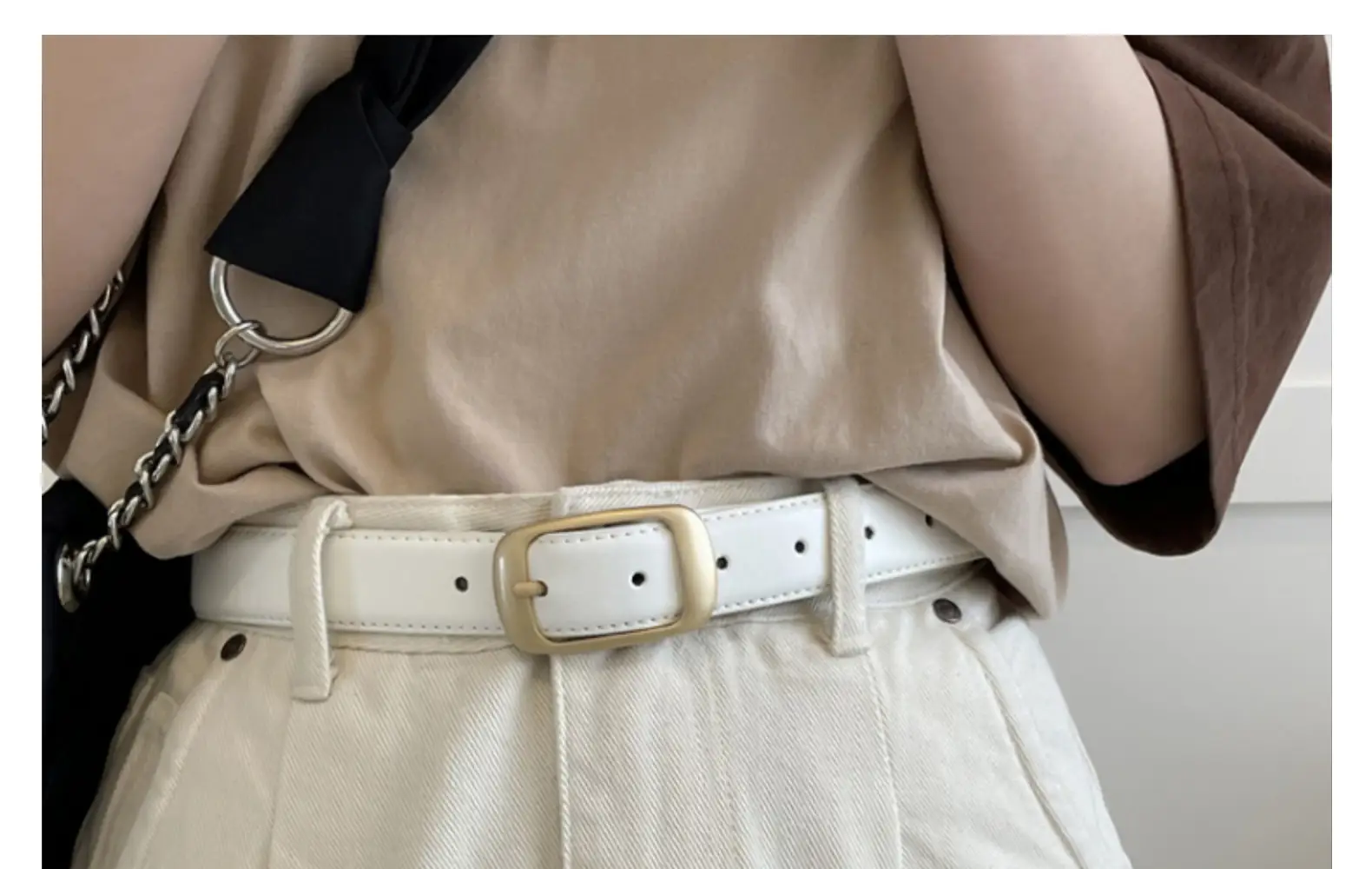 Women's Cowhide Belt for Jeans Casual Summer Wear β feature 18