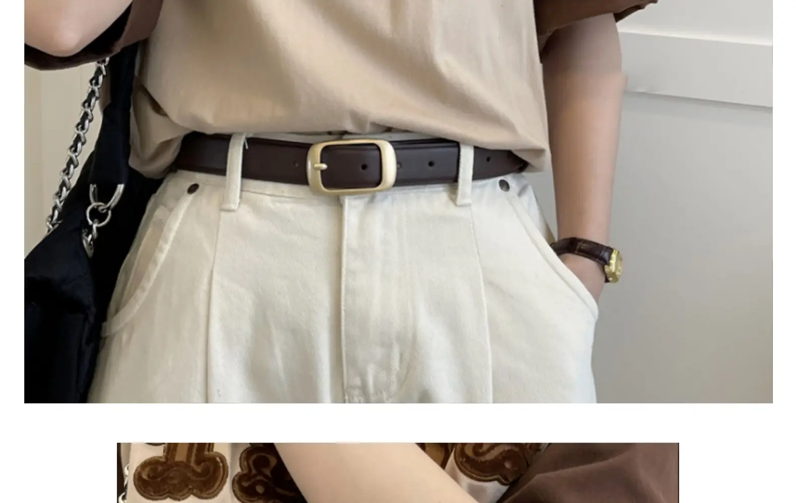 Women's Cowhide Belt for Jeans Casual Summer Wear β feature 25