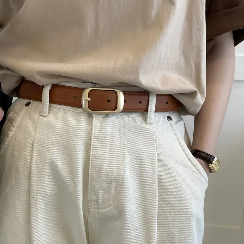 Women's Cowhide Belt for Jeans Casual Summer Wear - Image 3
