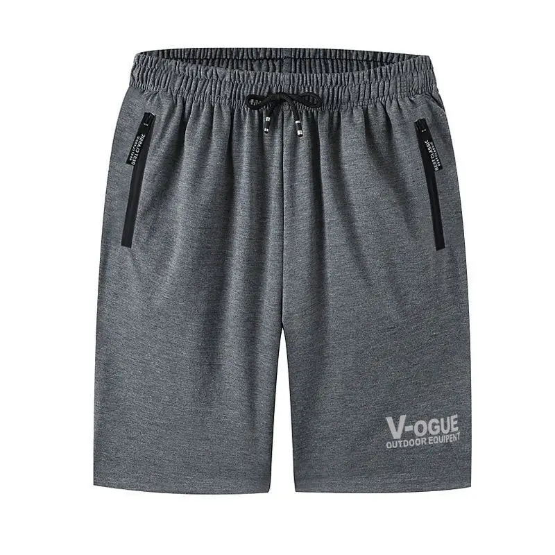 Men's Printed Shorts 2025 Summer 5/5 Zipper Pocket Beach Pants - Image 3